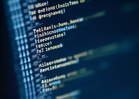 Detailed close up of high-end web typography and layout